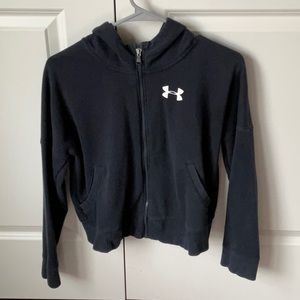 Black Under Armour zip up